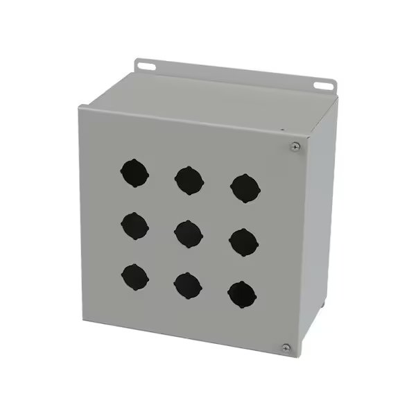 Hinged PB Enclosure, Saginaw Control & Engineering, Mfr#: SCE-9PBH